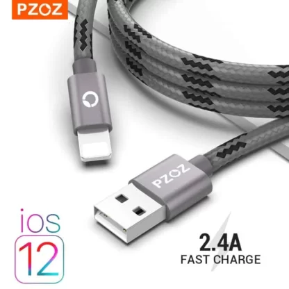 Pzoz USB lightning kabelis skirtas iPhone, greito įkrovimo laidas