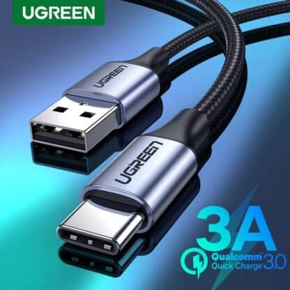 UGREEN USB C Cable for Xiaomi Redmi Note 10 USB Type C 3A Fast Phone Charging
