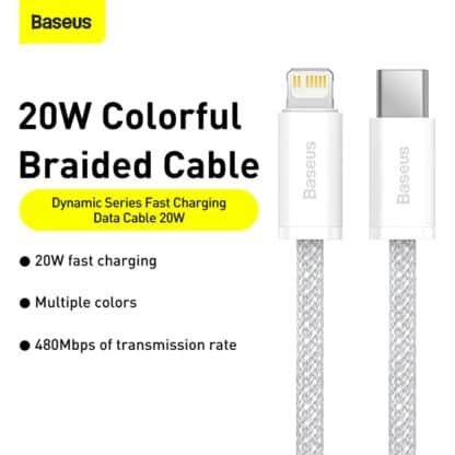 Baseus 20W PD USB C Cable for iPhone 13 Pro Max Fast Charging USB C Cable 1