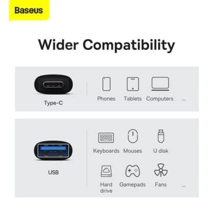 Baseus USB 3 1 Adapter OTG Type C to USB Adapter Cable Converters Data Transfer For 5