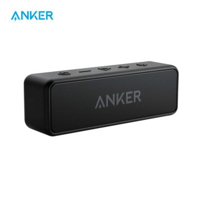 Anker Soundcore 2 Portable Wireless Bluetooth Speaker Better Bass 24 Hour Playtime 66ft Bluetooth Range IPX7