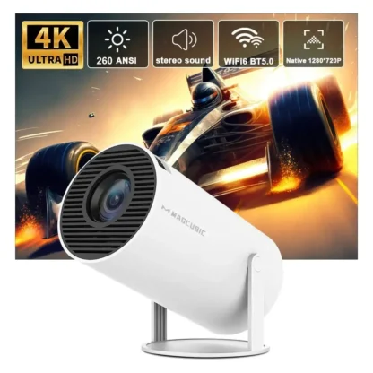 kf S9b95f6e6df8d4739968fcabecdc7dbc0W Magcubic Projector HY300 PRO 4K Android 11 Dual Wifi6 260ANSI Allwinner H713 BT5 0 1080P 1280